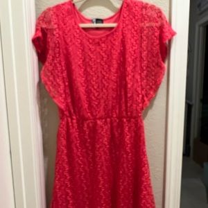 Coral dress